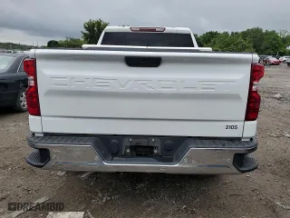 2021 Chevrolet Silverado 1500 Work Truck with VIN 1GCRYAEH3MZ440591, listed as a Copart auction lot 63490104 with 51,786 mi miles and Salvage Title. Bid and sale history available at carsss.com. Image 6.