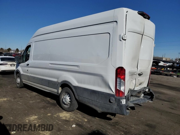2024 Ford Transit Cargo with VIN 1FTBR3U89RKA32219, listed as a Copart auction lot 43834925 with 11,691 mi miles and Salvage title. Bid and sale history available at DreamBid. Image 2.