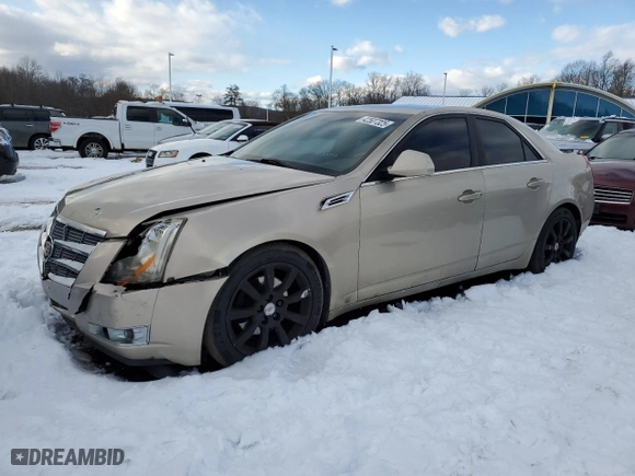 2009 Cadillac CTS AWD w/1SA with VIN 1G6DG577090134410, listed as a Copart auction lot 42507325 with 214,158 mi miles and Salvage Title. Bid and sale history available at carsss.com. Image 1.