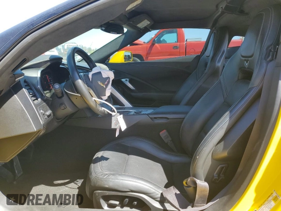 2015 Chevrolet Corvette Z51 3LT with VIN 1G1YM2D7XF5108382, listed as a Copart auction lot 49408375 with 20,266 mi miles and Salvage title. Bid and sale history available at DreamBid. Image 7.