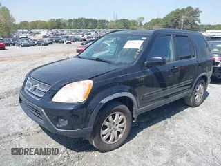2005 Honda CR-V EX SE with VIN JHLRD78965C058856, listed as a IAAI auction lot 41266770 with 282,387 mi miles. Bid and sale history available at carsss.com. Image 2.