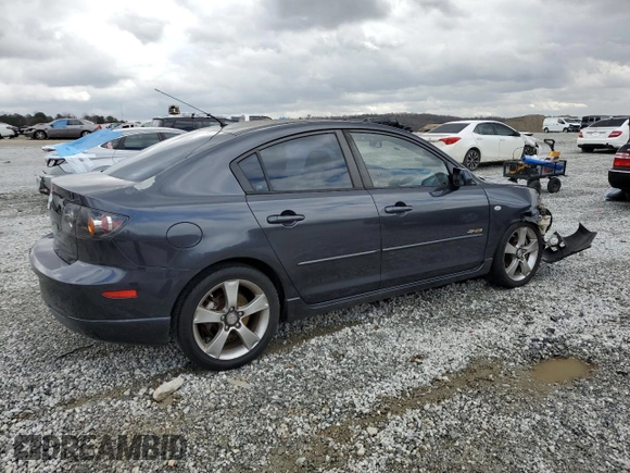 2005 Mazda 3 s with VIN JM1BK323051292231, listed as a Copart auction lot 47745385 with 224,594 mi miles and Salvage Title. Bid and sale history available at carsss.com. Image 3.