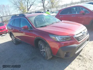 2021 Subaru Outback Premium with VIN 4S4BTACC8M3124626, listed as a IAAI auction lot 41887187 with 40,274 mi miles. Bid and sale history available at carsss.com. Image 1.