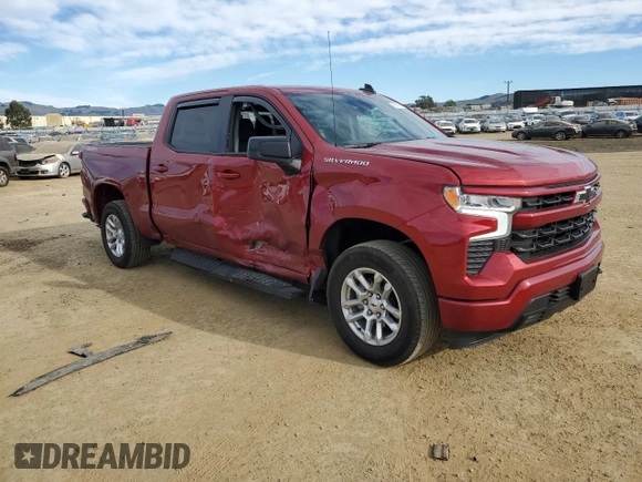 2024 Chevrolet Silverado 1500 RST with VIN 3GCPDEEK1RG266145, listed as a Copart auction lot 88547595 with 14,005 mi miles and Salvage Title. Bid and sale history available at carsss.com. Image 4.