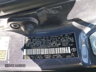 2011 Toyota Prius I with VIN JTDKN3DUXB1412190, listed as a IAAI auction lot 42019355 with 249,357 mi miles and . Bid and sale history available at DreamBid. Image 9.