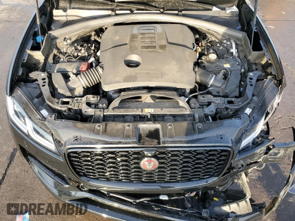 2021 Jaguar F-Pace S with VIN SADCJ2EU7MA684261, listed as a Copart auction lot 87264294 with 24,188 mi miles and Salvage title. Bid and sale history available at DreamBid. Image 12.