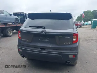 2019 Honda Passport Sport с VIN 5FNYF8H29KB006583, выставлен на аукционе IAAI как лот 42744144 с пробегом 63 379 миль миль и . История ставок и продаж доступна на DreamBid. Изображение 16.