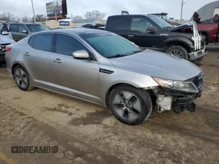 2013 Kia Optima Hybrid EX with VIN KNAGM4AD6D5041007, listed as a Copart auction lot 82535894 with 137,306 mi miles and Salvage Title. Bid and sale history available at carsss.com. Image 4.