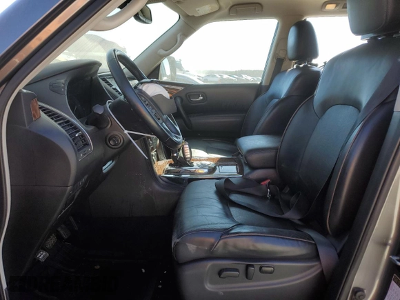 2020 Nissan Armada SV with VIN JN8AY2ND1LX017815, listed as a Copart auction lot 76113454 with 112,407 mi miles and Salvage Title. Bid and sale history available at carsss.com. Image 8.