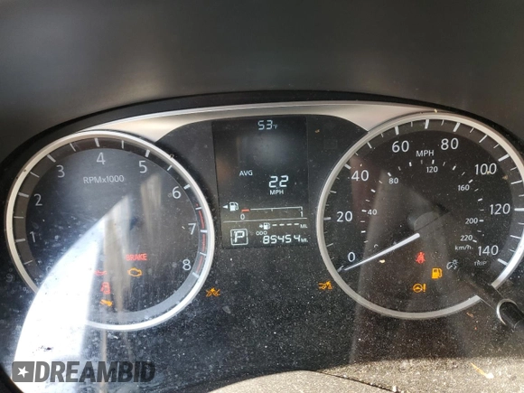 2020 Nissan Kicks S with VIN 3N1CP5BV7LL536050, listed as a Copart auction lot 49754775 with 85,454 mi miles and Salvage Title. Bid and sale history available at carsss.com. Image 9.