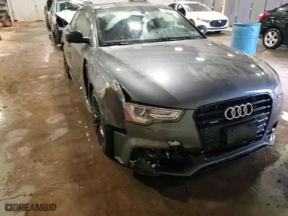 2016 Audi A5 Premium Plus with VIN WAUM2AFR1GA049491, listed as a Copart auction lot 46686265 with 142,103 mi miles and Salvage Title. Bid and sale history available at carsss.com. Image 13.
