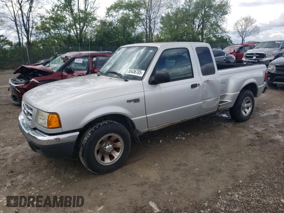 2003 Ford Ranger XL Fleet with VIN 1FTYR44V43PA02447, listed as a Copart auction lot 55436705 with 142,865 mi miles and Clean Title. Bid and sale history available at DreamBid. Image 1.