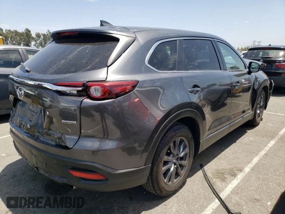 2020 Mazda CX-9 Sport with VIN JM3TCABYXL0423435, listed as a Copart auction lot 57283733 with 27,169 mi miles and . Bid and sale history available at DreamBid. Image 3.