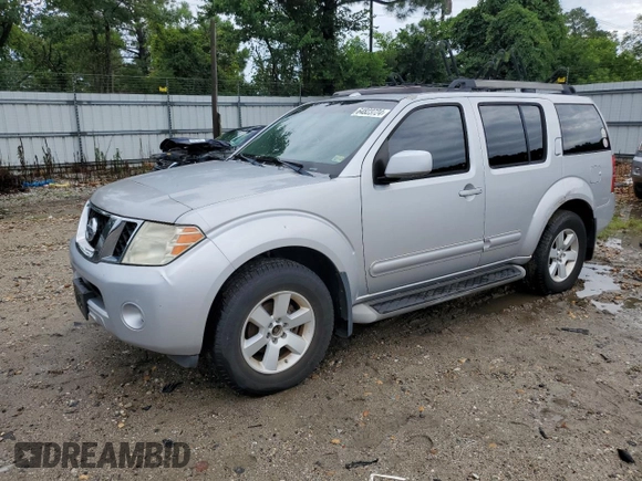 2008 Nissan Pathfinder S with VIN 5N1AR18B58C663236, listed as a Copart auction lot 64823724 with 192,473 mi miles and Clean title. Bid and sale history available at DreamBid. Image 1.