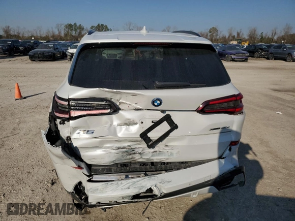 2022 BMW X5 xDrive45e with VIN 5UXTA6C0XN9J37988, listed as a Copart auction lot 47203815 with 27,883 mi miles and Salvage Title. Bid and sale history available at carsss.com. Image 6.