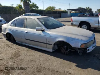 2001 BMW 5 Series 525i with VIN WBADT33491GF41517, listed as a Copart auction lot 72579754 with 0 mi miles and Salvage Title. Bid and sale history available at carsss.com. Image 4.