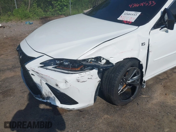 2021 Lexus ES 350 F Sport with VIN 58AGZ1B16MU103457, listed as a IAAI auction lot 42601533 with 86,759 mi miles and . Bid and sale history available at DreamBid. Image 6.