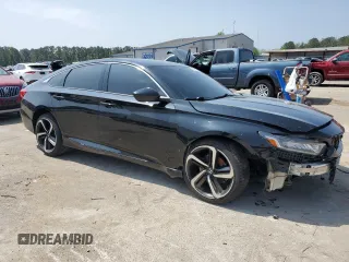 2019 Honda Accord Sport with VIN 1HGCV1F34KA037329, listed as a Copart auction lot 50502635 with 129,638 mi miles and Salvage Title. Bid and sale history available at DreamBid. Image 4.