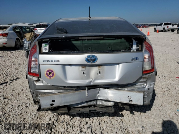 2014 Toyota Prius Four with VIN JTDKN3DU7E1744415, listed as a Copart auction lot 52338245 with 207,175 mi miles and Salvage Title. Bid and sale history available at carsss.com. Image 6.