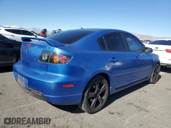 2005 Mazda 3 s with VIN JM1BK323351282552, listed as a Copart auction lot 45312605 with 214,636 mi miles and Salvage Title. Bid and sale history available at carsss.com. Image 3.