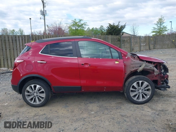 2018 Buick Encore Preferred with VIN KL4CJASB2JB680725, listed as a IAAI auction lot 42037901 with 58,427 mi miles. Bid and sale history available at carsss.com. Image 14.