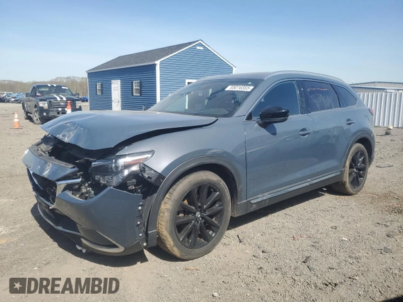 2021 Mazda CX-9 Carbon Edition with VIN JM3TCBDY7M0524887, listed as a Copart auction lot 55016555 with 61,934 mi miles and Salvage title. Bid and sale history available at DreamBid. Image 1.