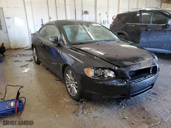 2009 Volvo C70 with VIN YV1MC67249J076048, listed as a Copart auction lot 88146615 with 212,329 mi miles and Salvage Title. Bid and sale history available at carsss.com. Image 4.