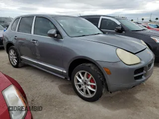 2006 Porsche Cayenne S with VIN WP1AB29P56LA61215, listed as a Copart auction lot 75462624 with 0 mi miles and Salvage Title. Bid and sale history available at carsss.com. Image 4.