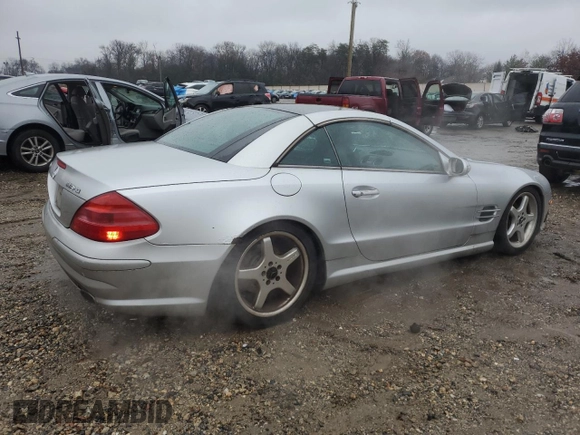 2003 Mercedes-Benz SL 500 z VIN WDBSK75F03F053810, wystawiony jako Copart lot #86164514 z przebiegiem Nie podano mil oraz Nie do naprawy • Non repairable. Historia ofert i sprzedaży dostępna na DreamBid. Obrazek 3.
