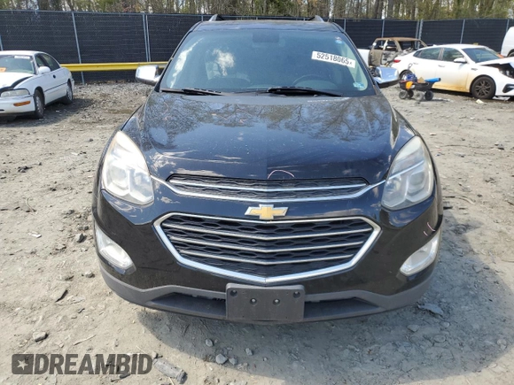 2016 Chevrolet Equinox LTZ z VIN 2GNFLGE37G6174718, wystawiony jako Copart lot #52518065 z przebiegiem 82 827 mil mil oraz Szkoda całkowita • Salvage title. Historia ofert i sprzedaży dostępna na DreamBid. Obrazek 5.