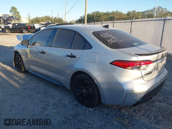 2021 Toyota Corolla SE with VIN 5YFS4MCE0MP076468, listed as a IAAI auction lot 41090349 with 55,781 mi miles. Bid and sale history available at carsss.com. Image 3.