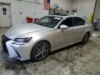 2017 Lexus GS with VIN JTHBS1BL4HA001883, listed as a Copart auction lot 84105374 with 120,330 mi miles and Salvage Title. Bid and sale history available at carsss.com. Image 1.