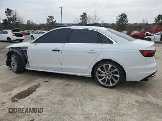 2021 Audi A4 S line Premium Plus with VIN WAUEAAF43MA039455, listed as a Copart auction lot 48759805 with 93,816 mi miles and Salvage Title. Bid and sale history available at DreamBid. Image 2.