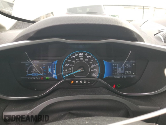 2016 Ford C-Max SEL with VIN 1FADP5BUXGL116573, listed as a Copart auction lot 51226965 with 113,787 mi miles and Clean Title. Bid and sale history available at DreamBid. Image 9.
