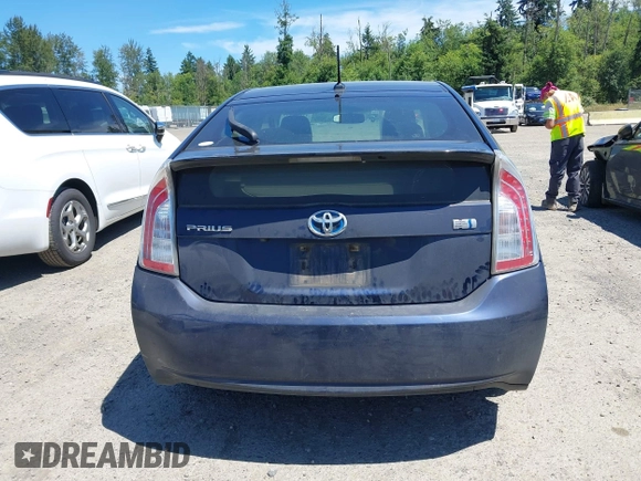 2014 Toyota Prius Four with VIN JTDKN3DU7E1742714, listed as a IAAI auction lot 42637235 with 184,734 mi miles and . Bid and sale history available at DreamBid. Image 16.