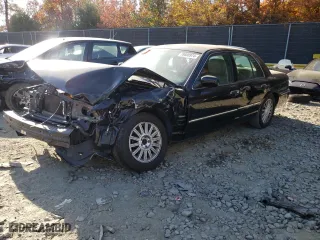 2011 Mercury Grand Marquis LS with VIN 2MEBM7FV0BX601632, listed as a Copart auction lot 78600974 with 159,031 mi miles and Salvage Title. Bid and sale history available at carsss.com. Image 1.