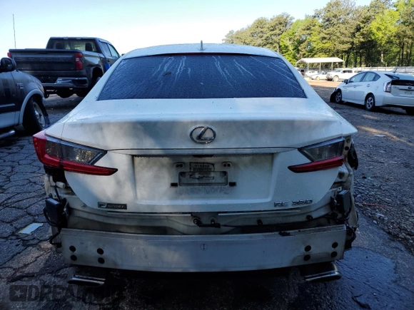 2015 Lexus RC 350 F Sport with VIN JTHHE5BC3F5002960, listed as a Copart auction lot 52121175 with 5,505 mi miles and Salvage title. Bid and sale history available at DreamBid. Image 6.