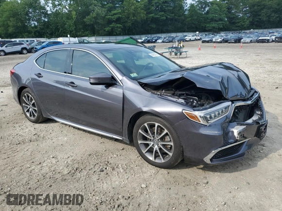 2018 Acura TLX Technology with VIN 19UUB3F50JA000982, listed as a Copart auction lot 64695925 with 72,547 mi miles and Clean title. Bid and sale history available at DreamBid. Image 4.
