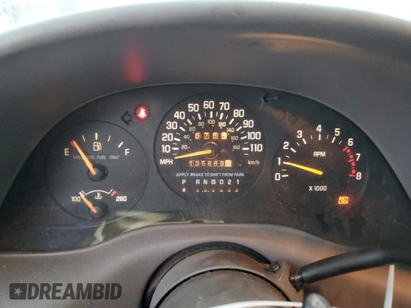 1997 Chevrolet Lumina LS with VIN 2G1WL52M5V9107095, listed as a Copart auction lot 73659954 with 135,669 mi miles and Salvage Title. Bid and sale history available at DreamBid. Image 9.