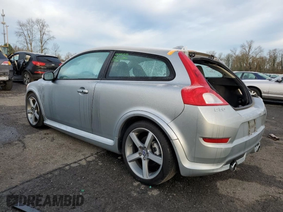 2011 Volvo C30 with VIN YV1672MK3B2244692, listed as a Copart auction lot 41475715 with 68,933 mi miles and Salvage Title. Bid and sale history available at carsss.com. Image 2.