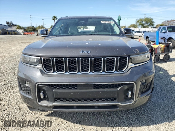 2022 Jeep Grand Cherokee Overland with VIN 1C4RJKDG2N8536125, listed as a Copart auction lot 50843965 with 70,865 mi miles and Salvage title. Bid and sale history available at DreamBid. Image 5.