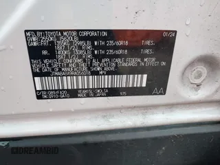 2024 Subaru Solterra Limited z VIN JTMABABA9RA056018, wystawiony jako IAAI lot #41611126 z przebiegiem 15 861 mil mil oraz . Historia ofert i sprzedaży dostępna na DreamBid. Obrazek 9.