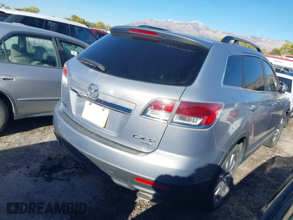 2008 Mazda CX-9 Grand Touring with VIN JM3TB38A680131524, listed as a IAAI auction lot 40815171 with 1 mi miles. Bid and sale history available at carsss.com. Image 4.