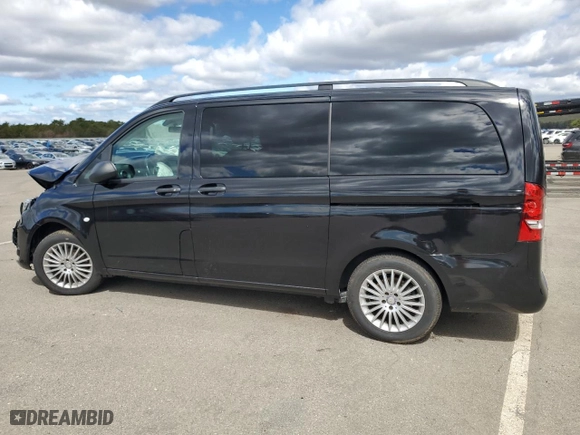 2017 Mercedes-Benz Metris Passenger Van with VIN WD4PG2EE3H3319743, listed as a Copart auction lot 49717164 with 91,127 mi miles and Salvage Title. Bid and sale history available at carsss.com. Image 2.
