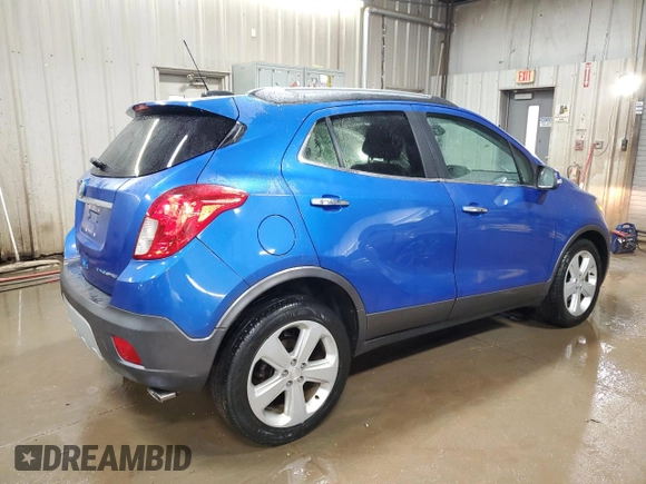 2015 Buick Encore with VIN KL4CJASB3FB199860, listed as a Copart auction lot 51205605 with 145,017 mi miles and Salvage Title. Bid and sale history available at carsss.com. Image 3.