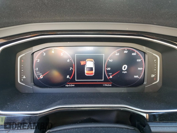 2024 Volkswagen Jetta 40th Anniversary Edition with VIN 3VW8T7BU2RM030871, listed as a Copart auction lot 80944464 with 11,943 mi miles and Salvage title. Bid and sale history available at DreamBid. Image 9.