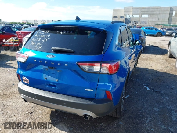 2020 Ford Escape SEL with VIN 1FMCU0H68LUC07917, listed as a IAAI auction lot 42448554 with Not provided miles and . Bid and sale history available at DreamBid. Image 4.