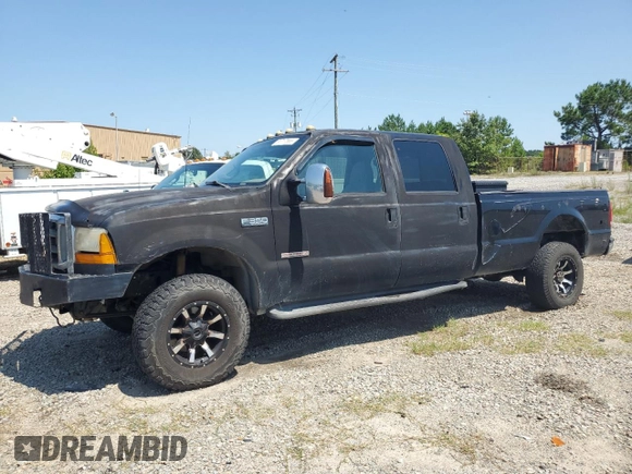 2000 Ford F-350 XL with VIN 1FTSW31F3YEB20854, listed as a Copart auction lot 61717865 with 209,288 mi miles and Salvage title. Bid and sale history available at DreamBid. Image 1.