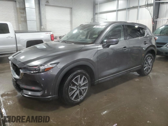 2018 Mazda CX-5 S Premium with VIN JM3KFBDM3J1425246, listed as a Copart auction lot 89319745 with 73,294 mi miles and Salvage Title. Bid and sale history available at DreamBid. Image 1.
