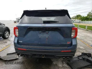 2020 Ford Explorer ST with VIN 1FM5K8GCXLGA07009, listed as a Copart auction lot 55667345 with 85,069 mi miles and Clean Title. Bid and sale history available at carsss.com. Image 6.